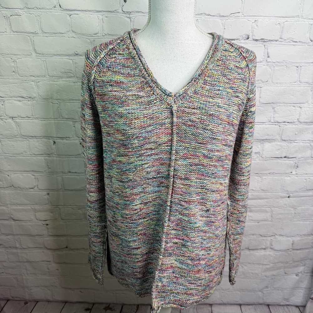525 America Multi Color Knit Sweater Medium